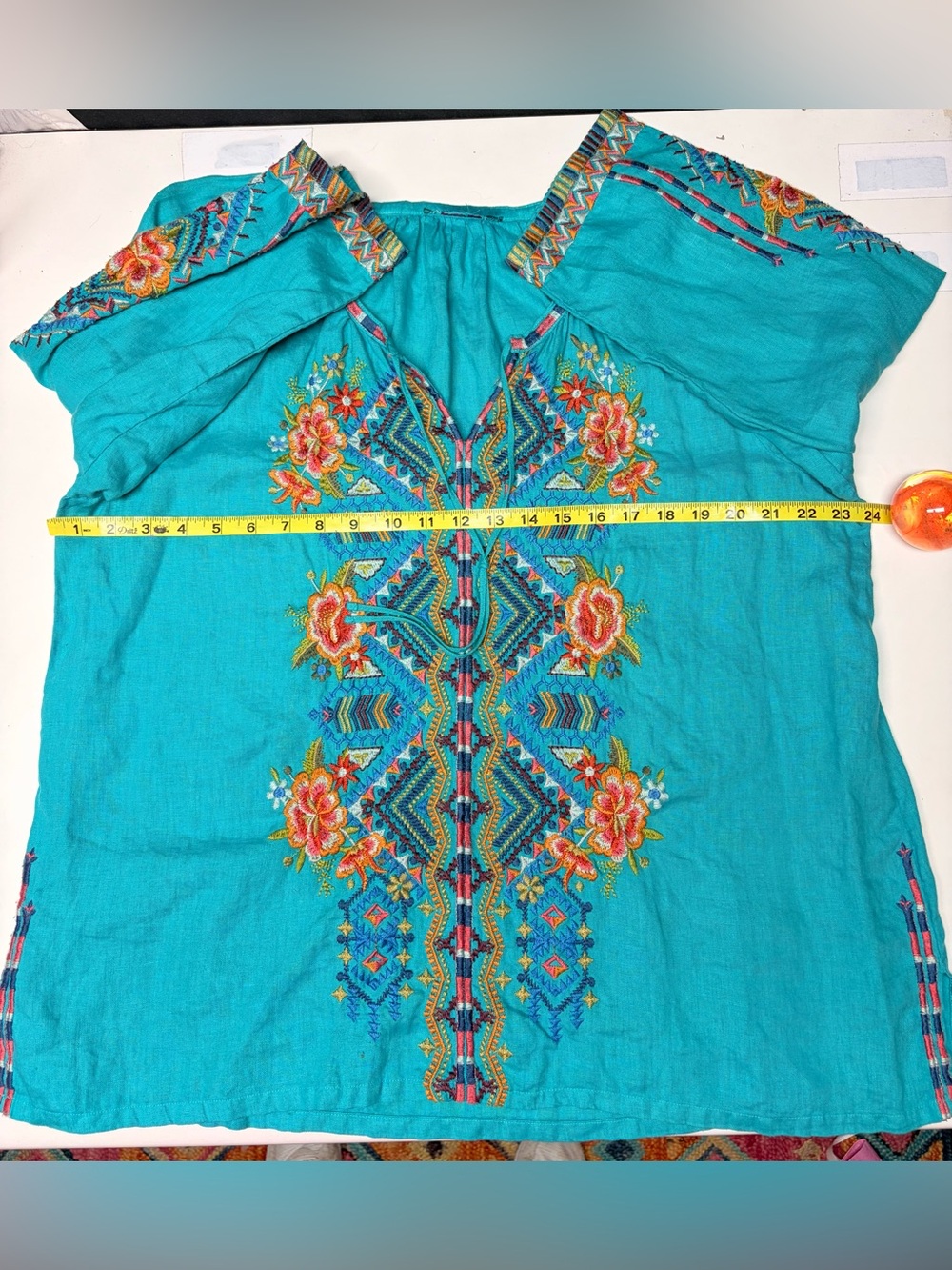 Johnny Was Sentrie Peasant Blouse - Picture 7 of 13